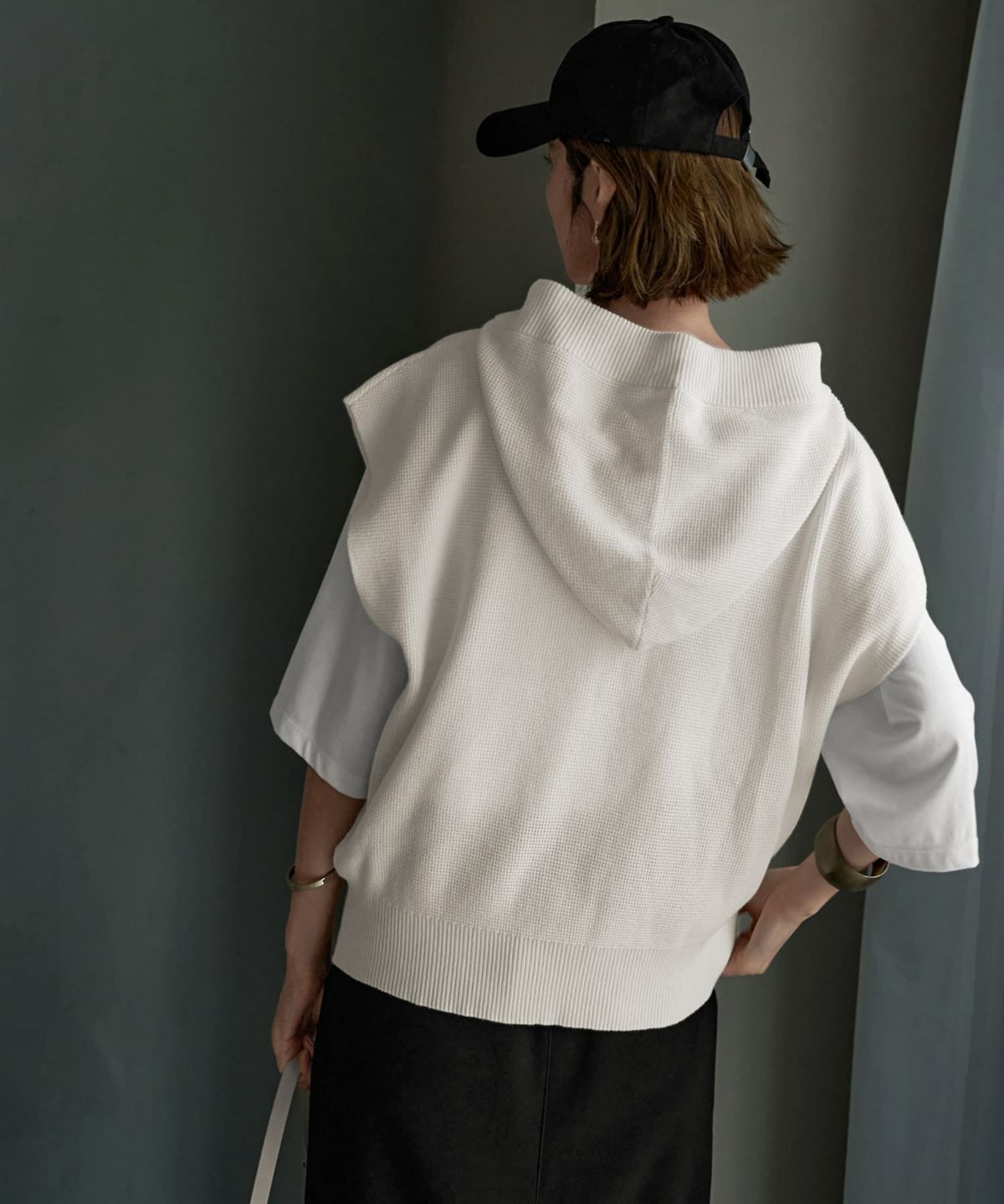 着用イメージ 165cm　ホワイト