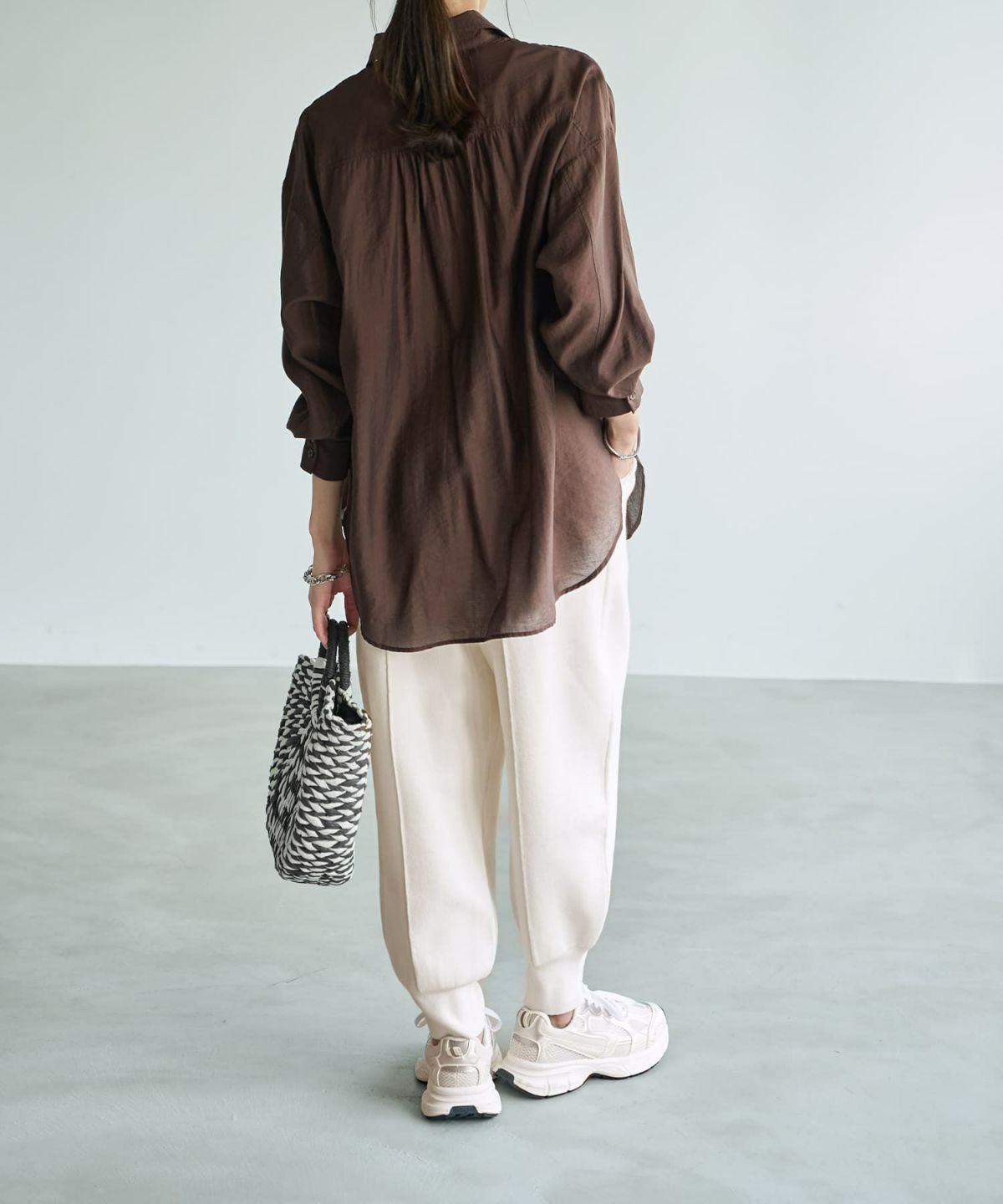 着用イメージ 165cm　ホワイト