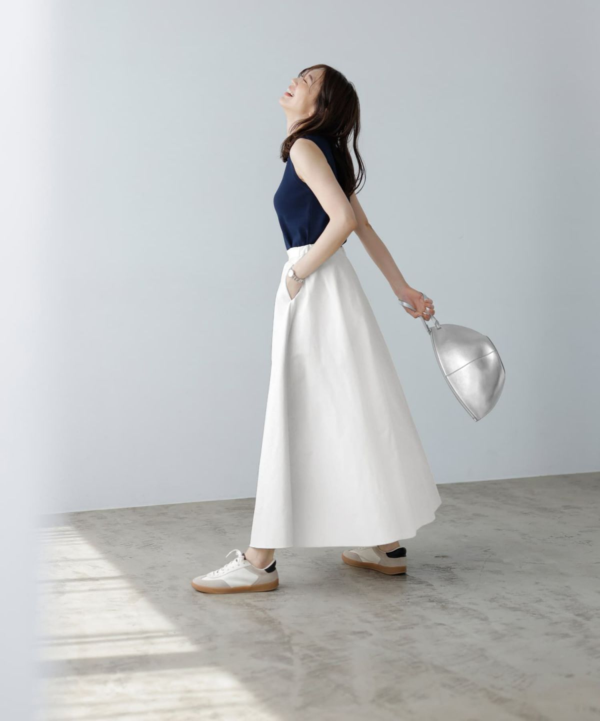 着用イメージ 166㎝　02サイズ　ホワイト