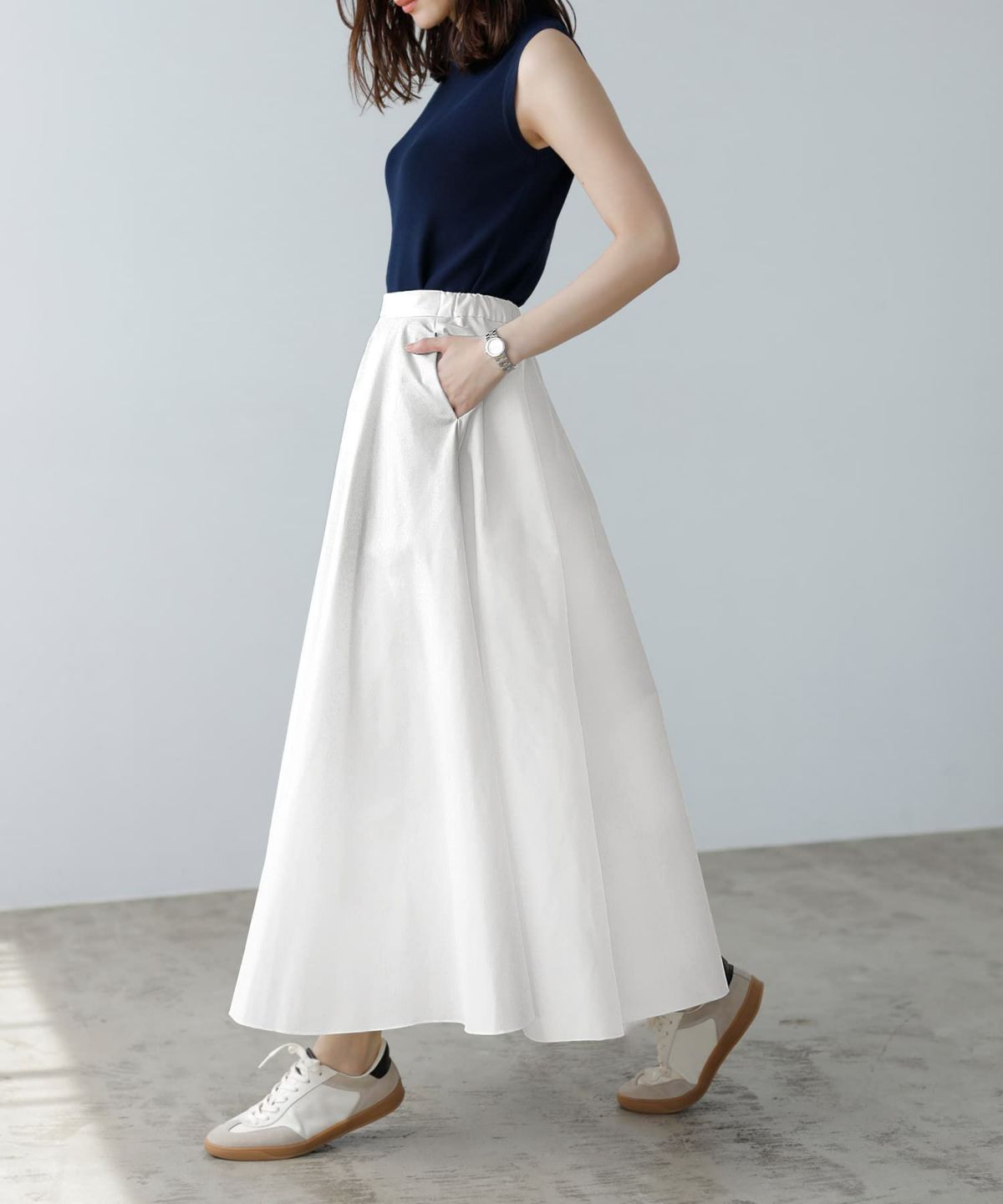 着用イメージ 166㎝　02サイズ　ホワイト