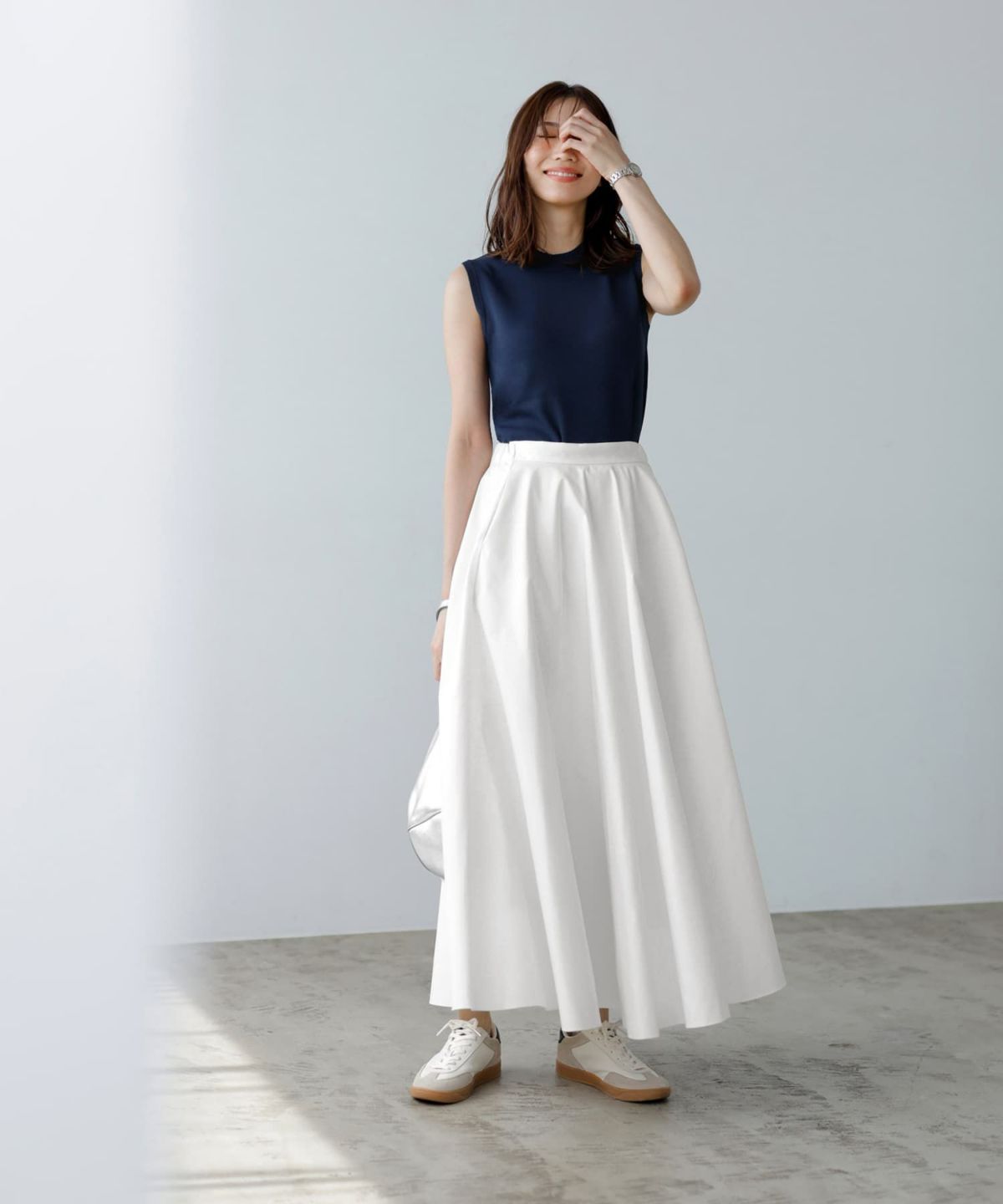 着用イメージ 166㎝　02サイズ　ホワイト