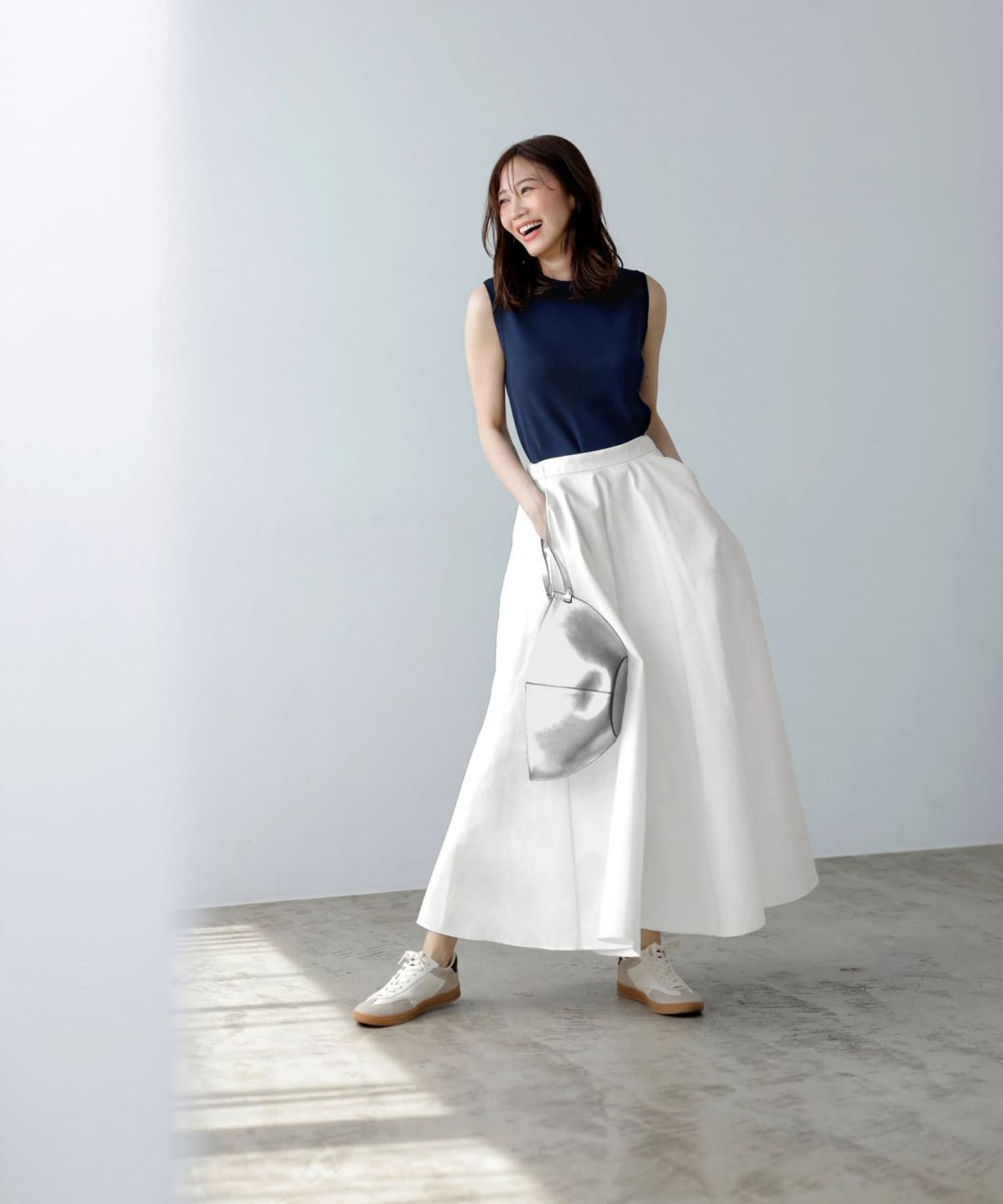 着用イメージ 166㎝　02サイズ　ホワイト