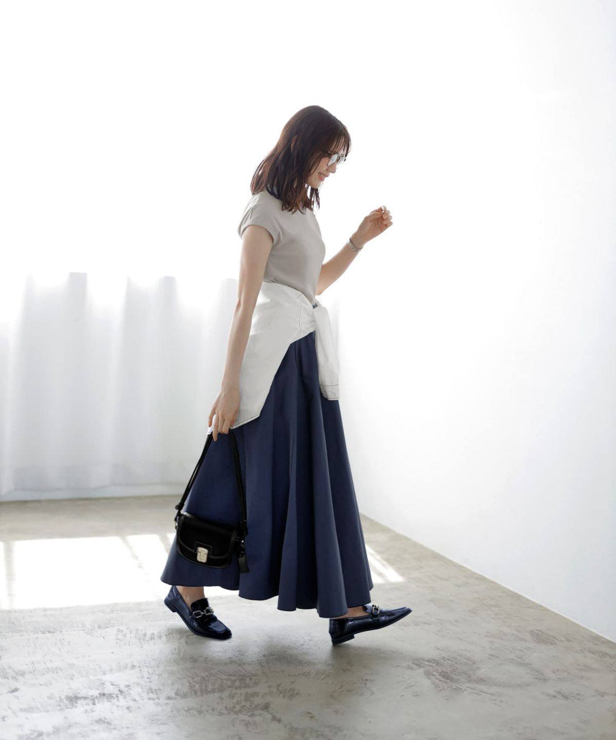 着用イメージ 166㎝　02サイズ　ネイビー