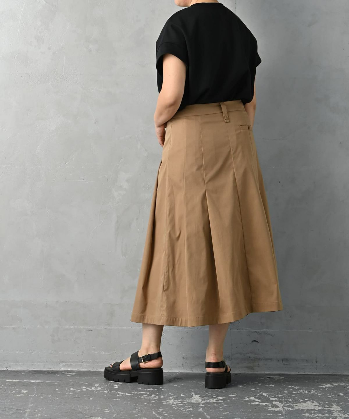 着用イメージ 163cm ブラック