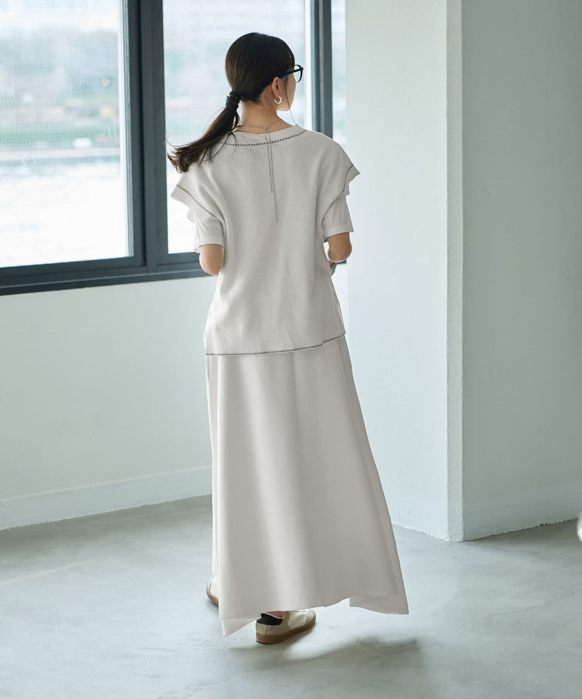 着用イメージ 165cm　02サイズ　ホワイト