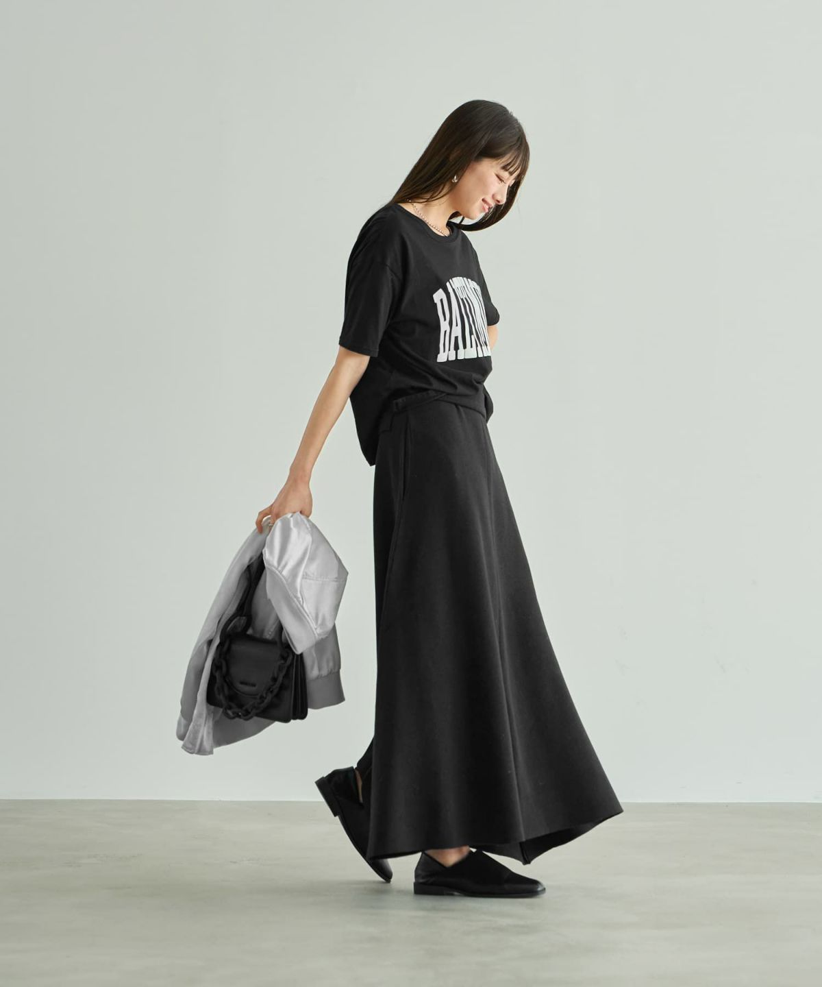 着用イメージ 165cm　02サイズ　ブラック