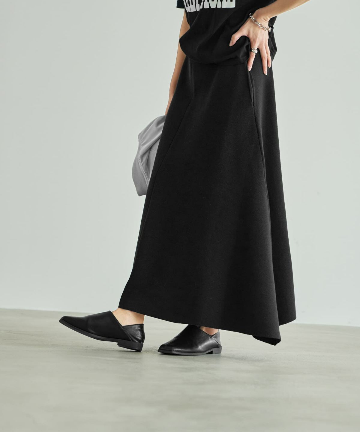 着用イメージ 165cm　02サイズ　ブラック