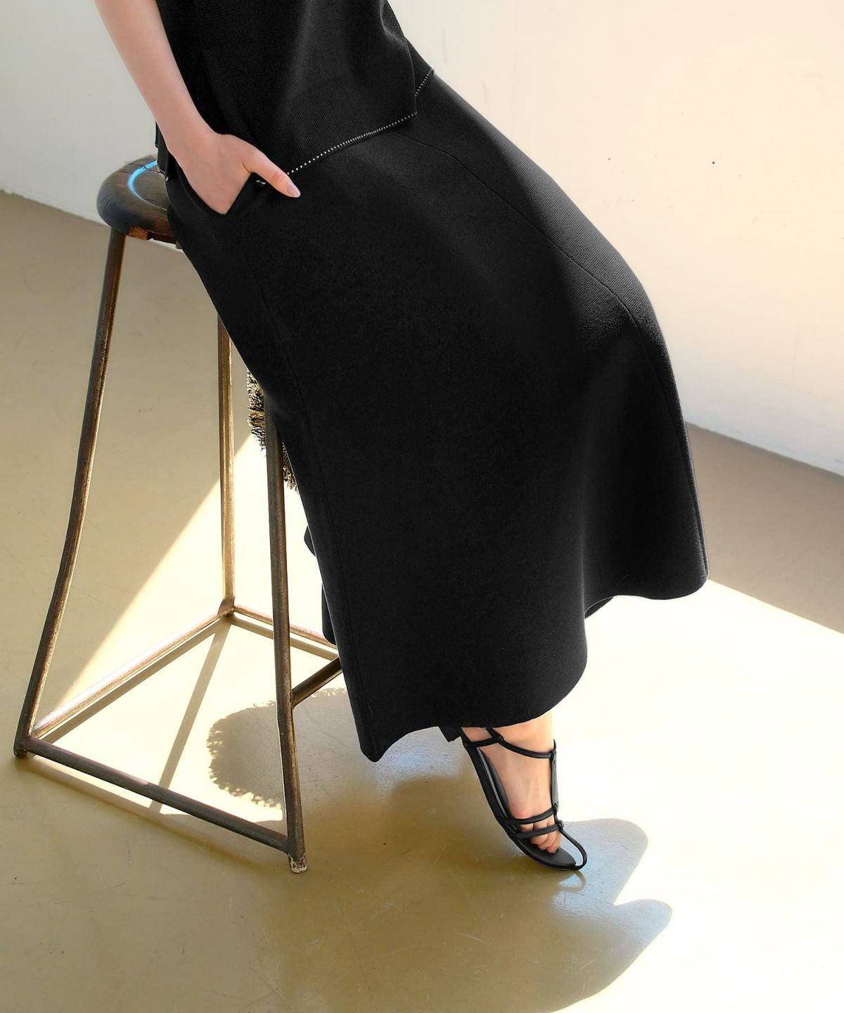 着用イメージ 165cm　02サイズ　ブラック