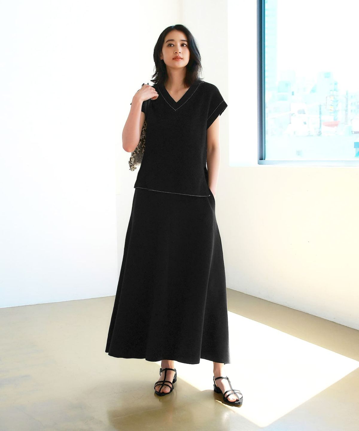 着用イメージ 165cm　02サイズ　ブラック