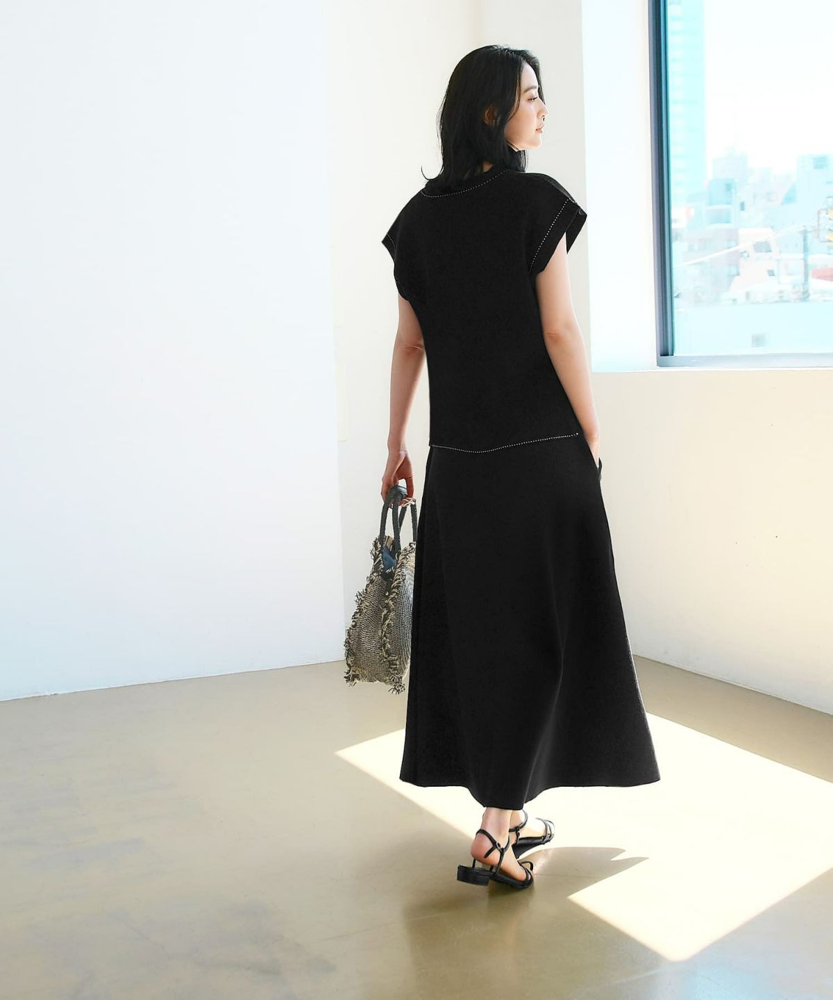 着用イメージ 165cm　02サイズ　ブラック