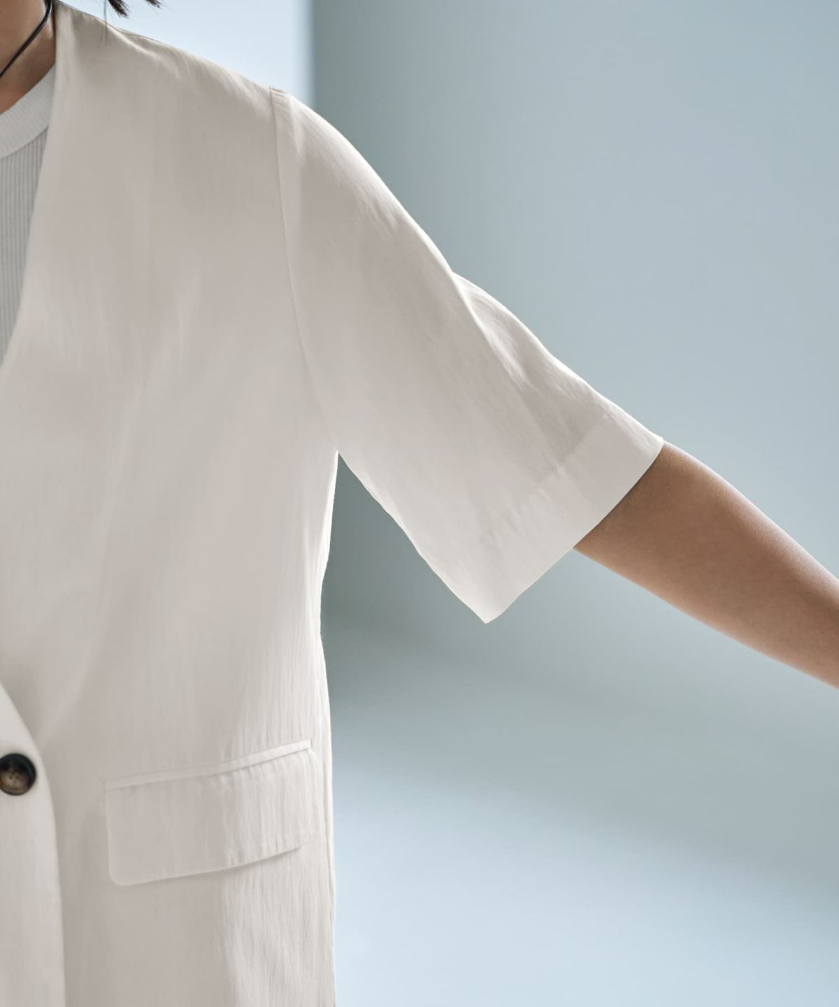 着用イメージ 167㎝　ホワイト