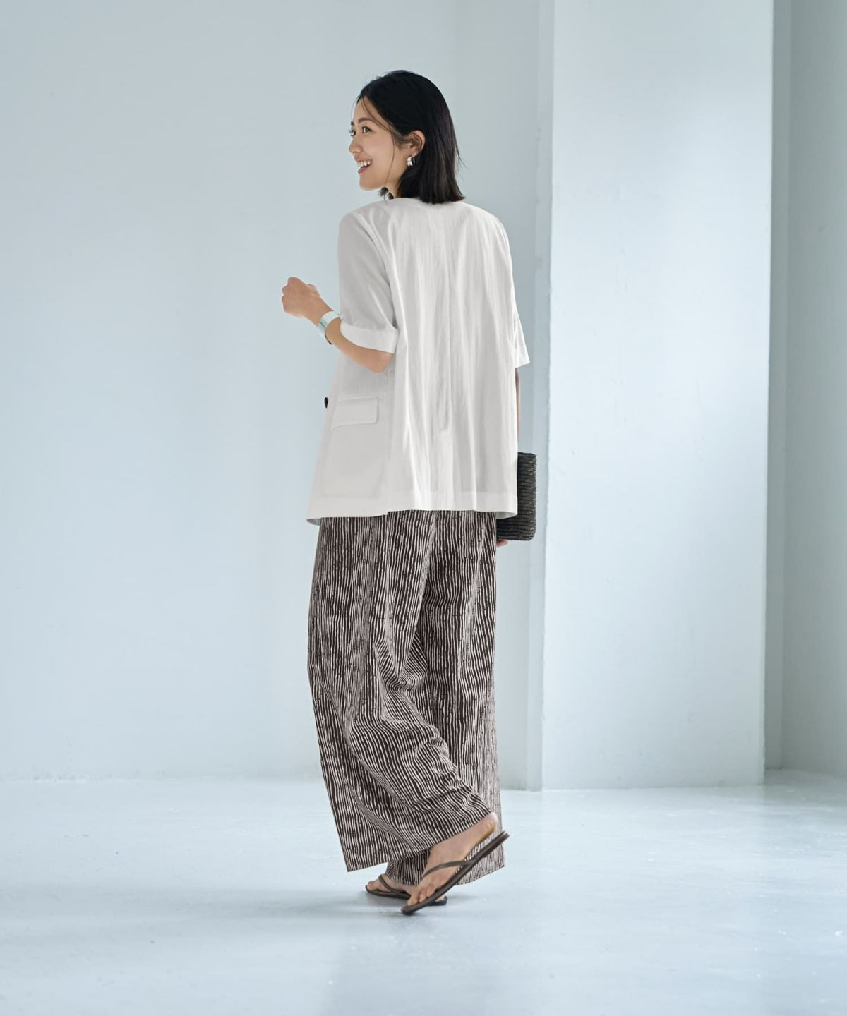 着用イメージ 167㎝　ホワイト