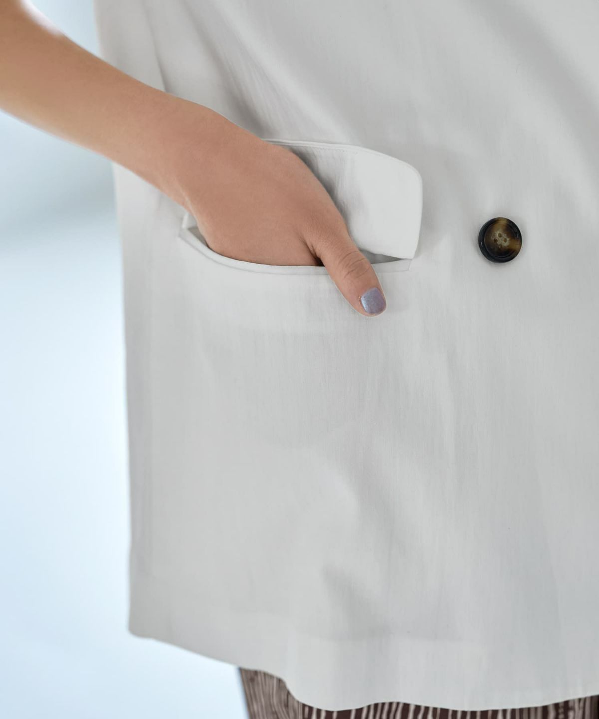 着用イメージ 167㎝　ホワイト