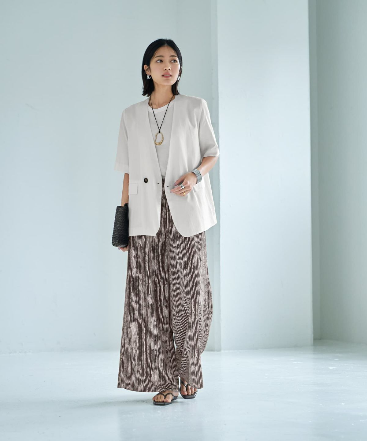 着用イメージ 167㎝　ホワイト