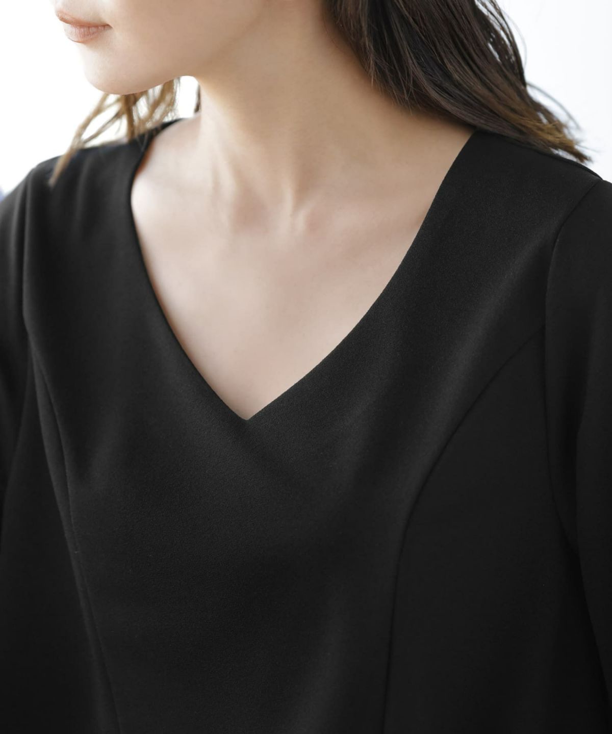 着用イメージ 166cm ブラック