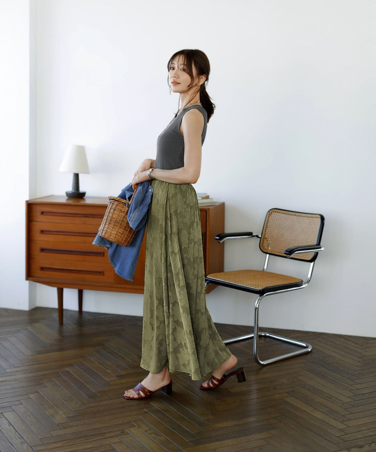 着用イメージ 166㎝　02サイズ　カーキ