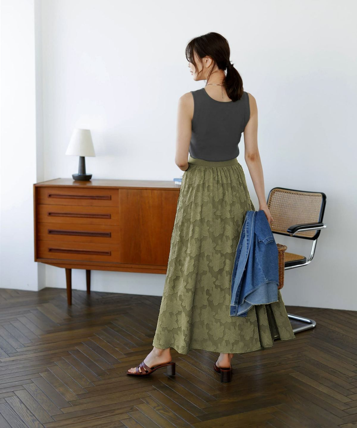 着用イメージ 166㎝　02サイズ　カーキ