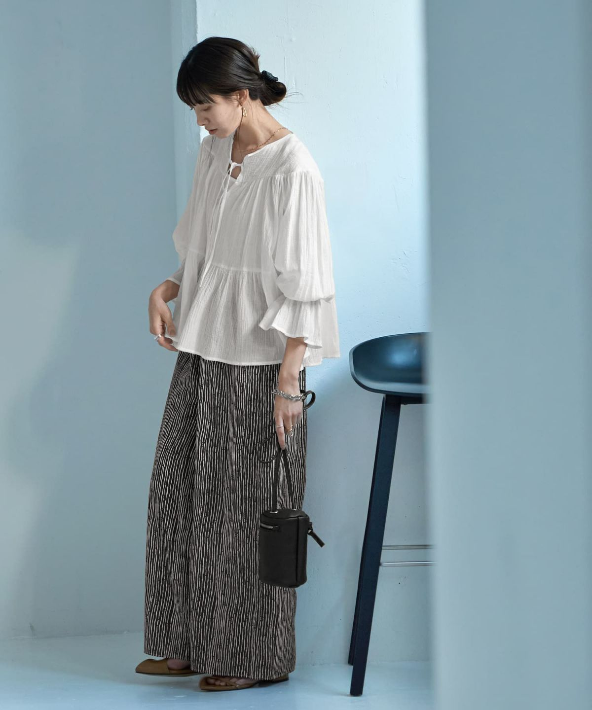 着用イメージ 165cm　ホワイト