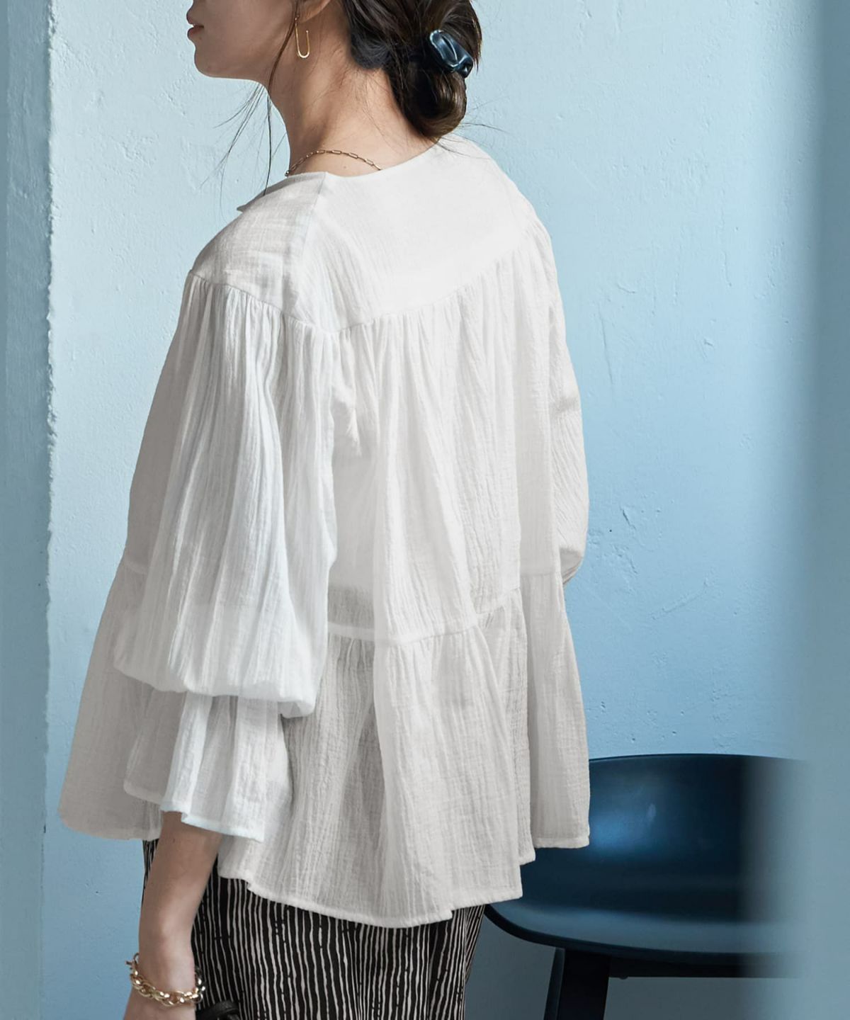 着用イメージ 165cm　ホワイト