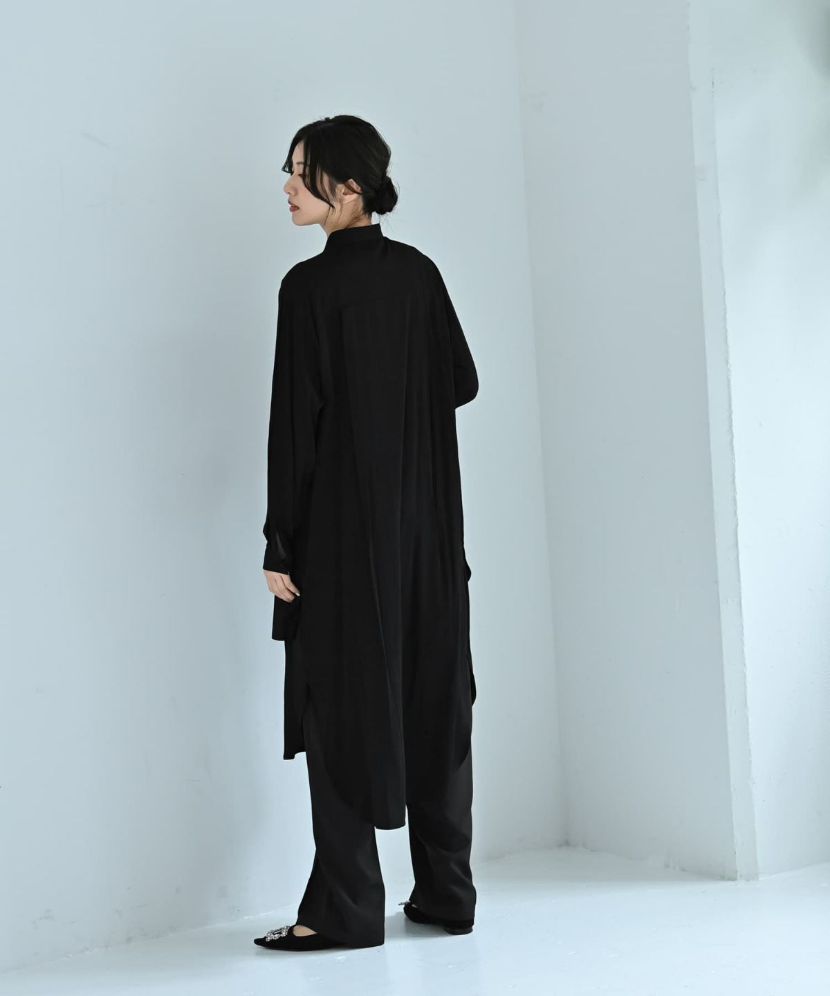 着用イメージ 172cm ブラック