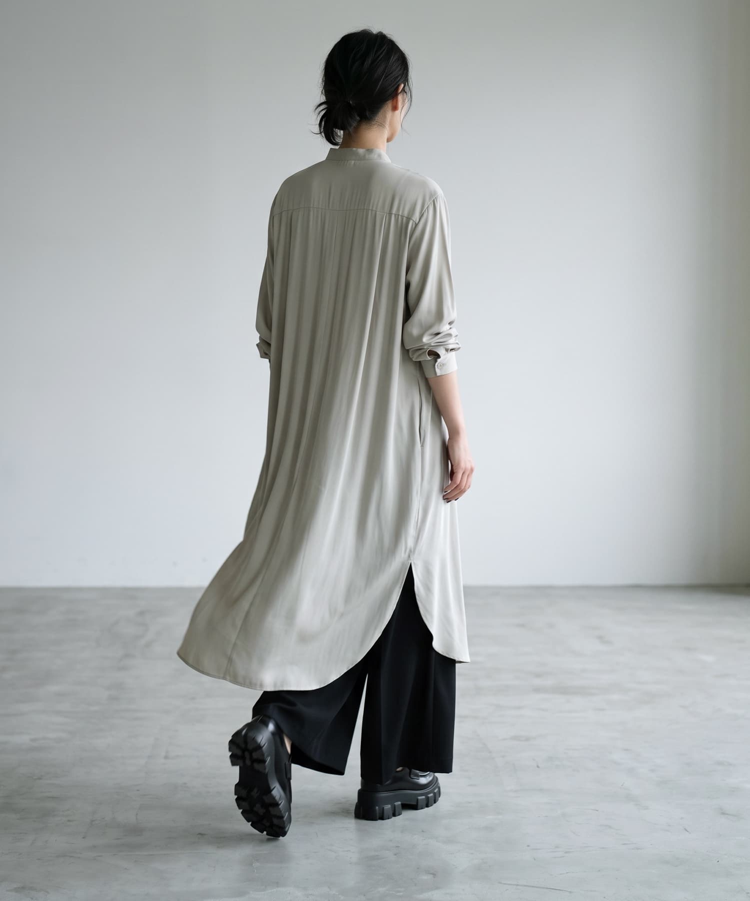 着用イメージ 172cm ブラック