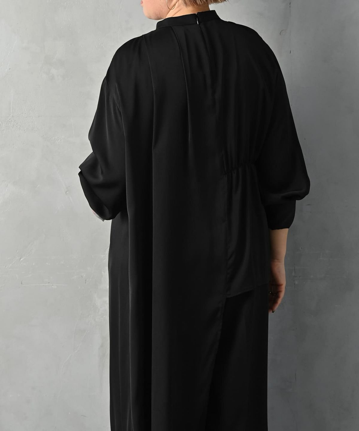 着用イメージ 163cm ブラック