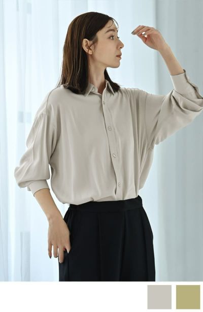 BLK 001】フレアシャツワンピース | おしゃれな大人レディース BLK 001】フレアシャツワンピース | おしゃれな大人レディース