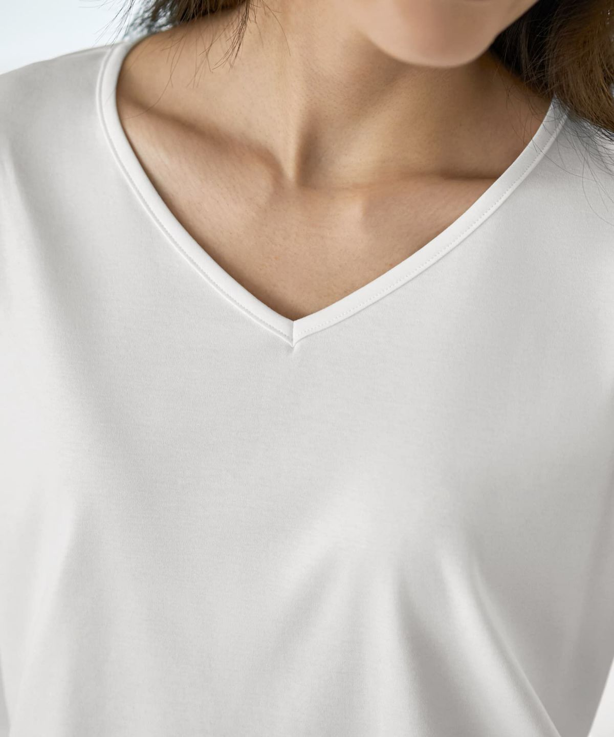 着用イメージ 166cm　ホワイト