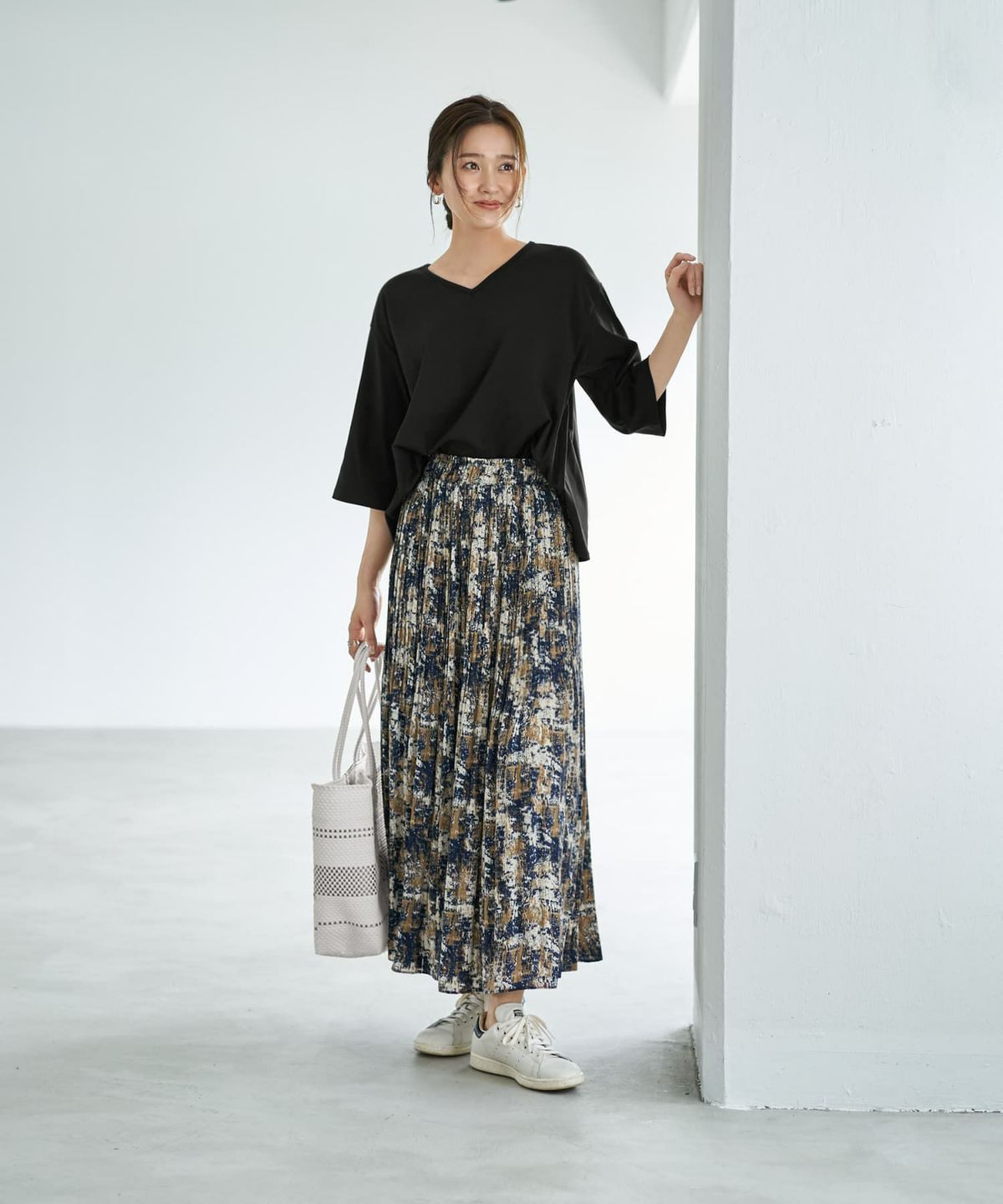 着用イメージ 166cm　ブラック