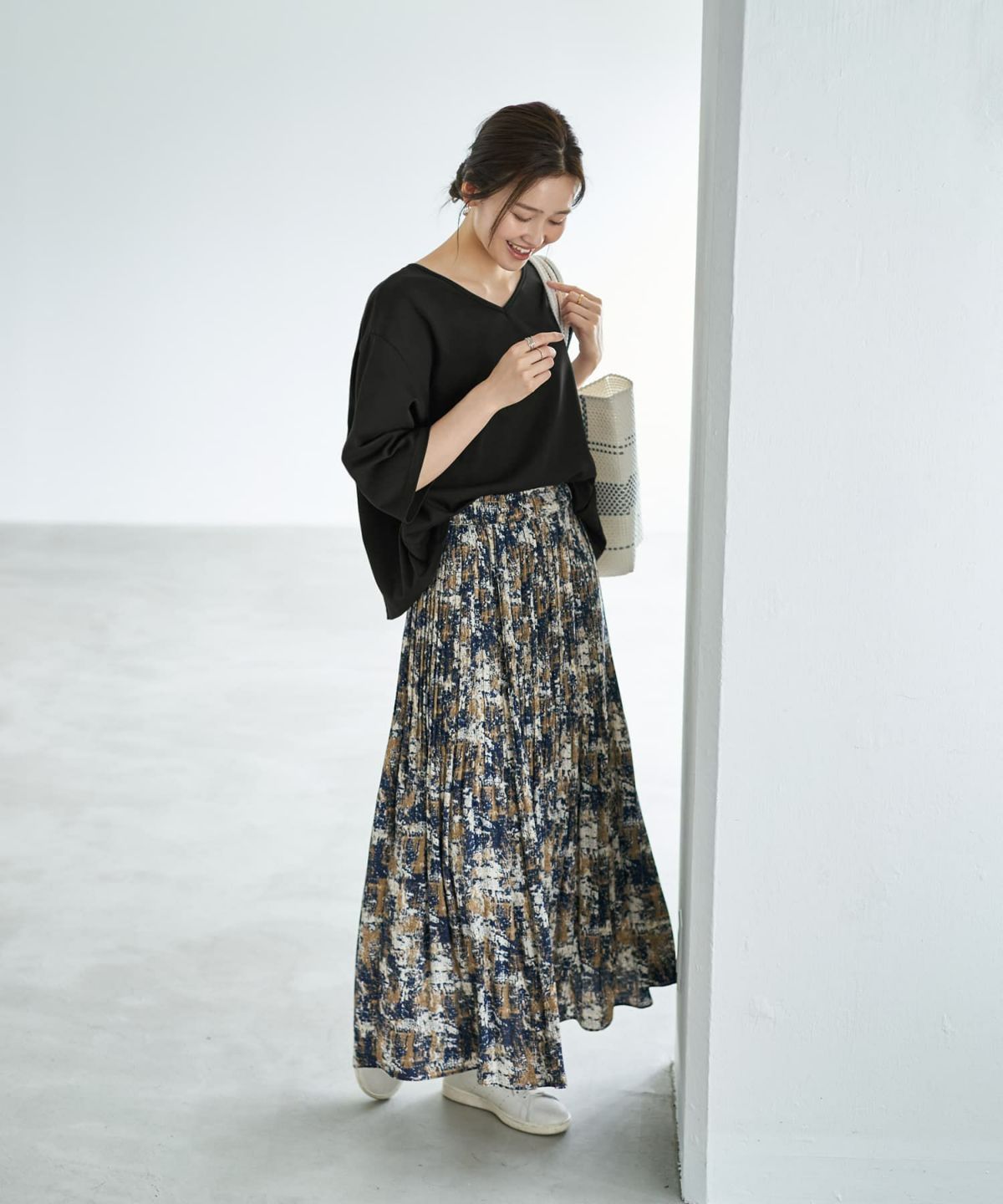 着用イメージ 166cm　ブラック