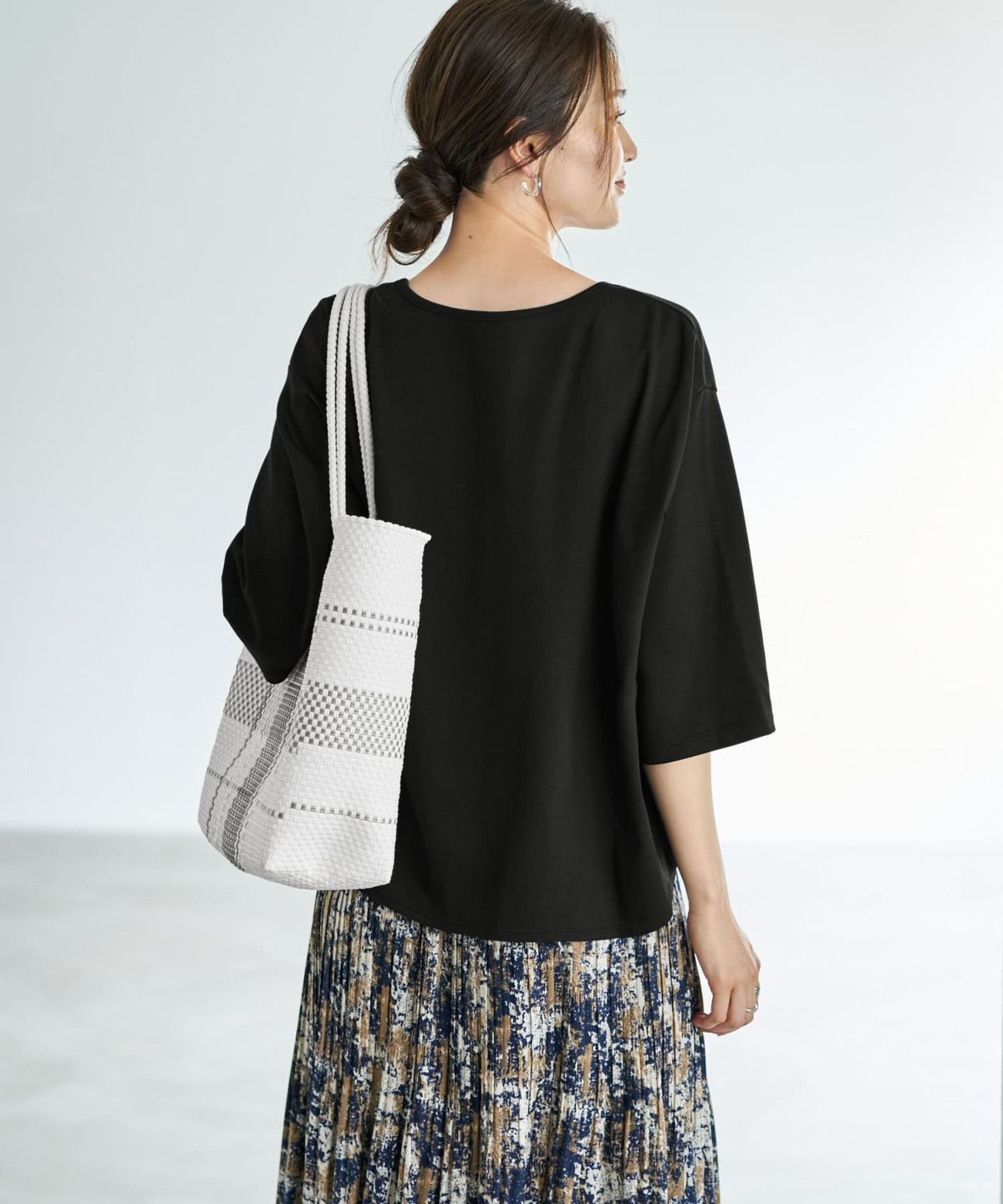 着用イメージ 166cm　ブラック