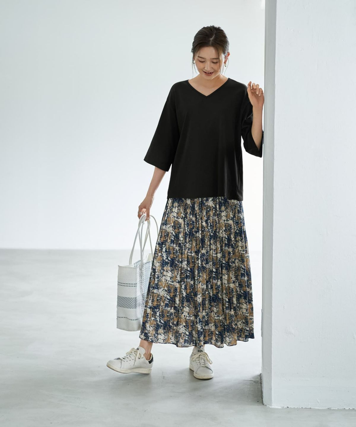 着用イメージ 166cm　ブラック