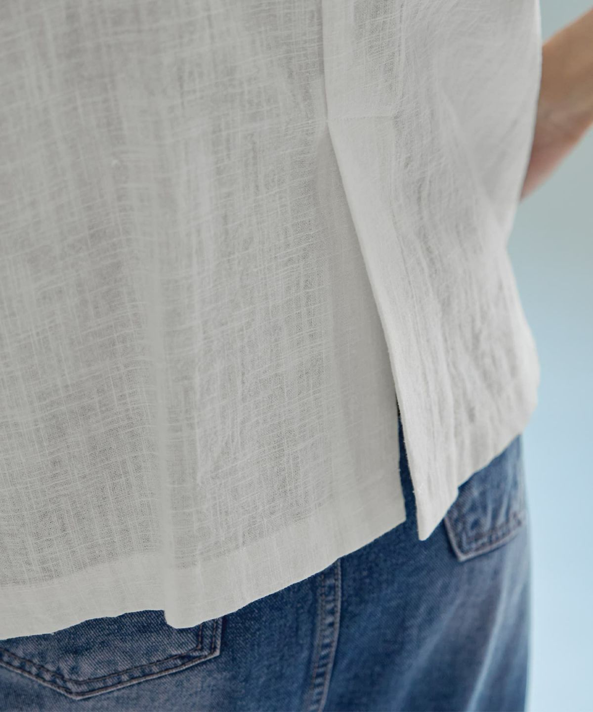 着用イメージ 164cm ホワイト