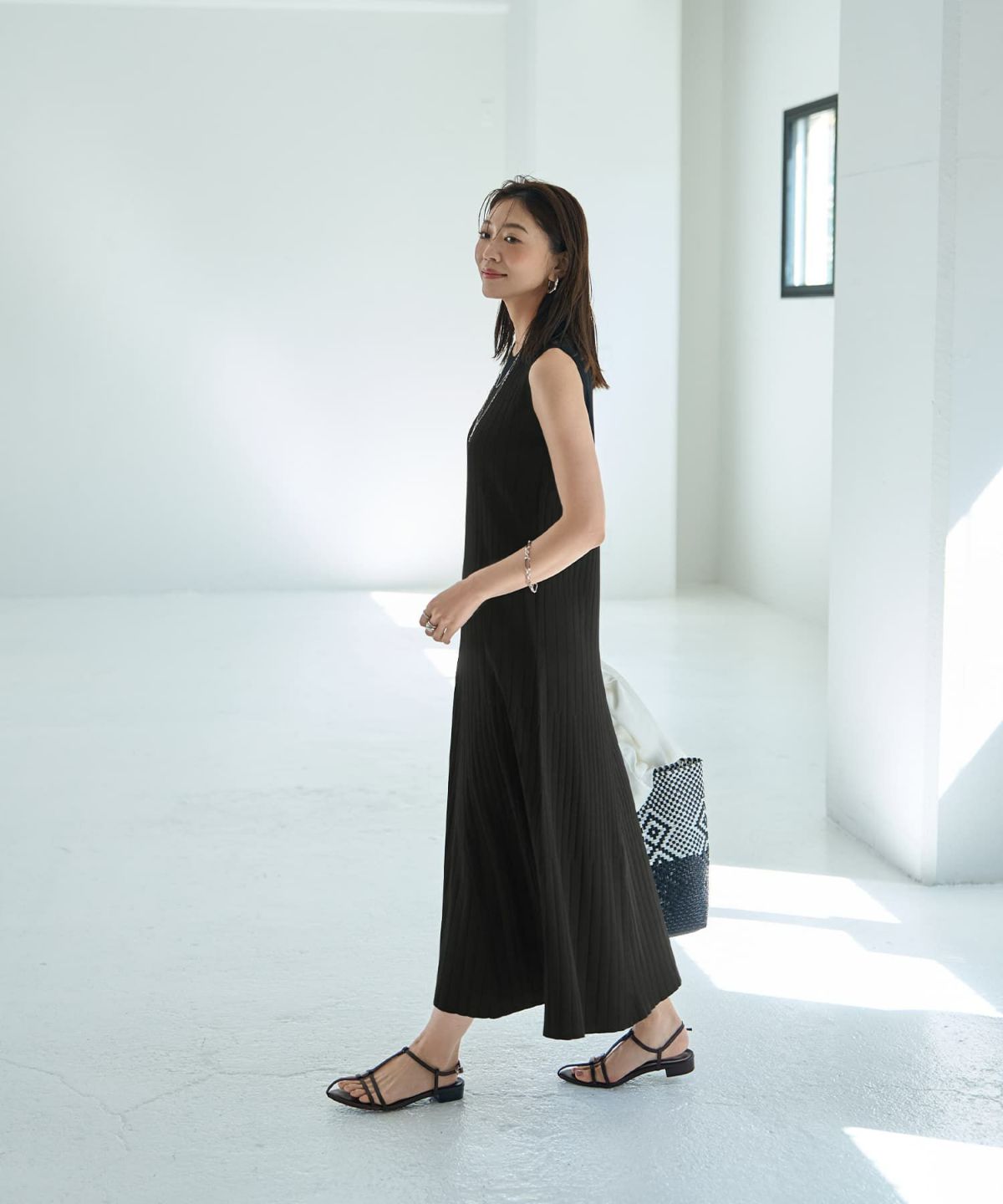 着用イメージ 166cm 02サイズ ブラック