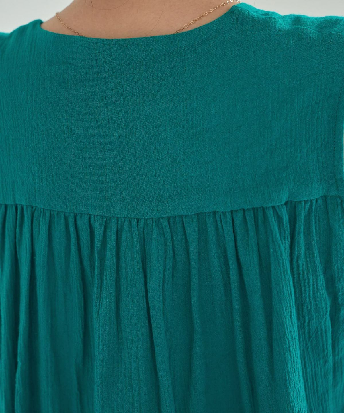 着用イメージ 166cm　ターコイズ