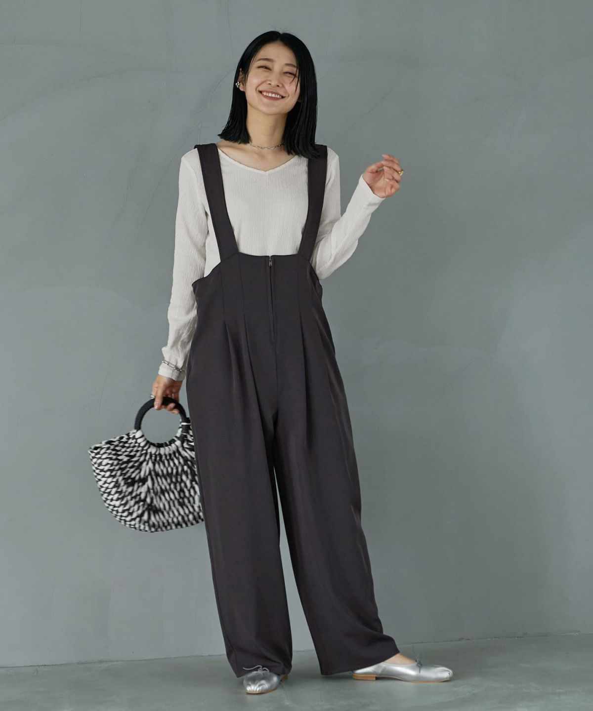 着用イメージ 164cm 02サイズ セピア