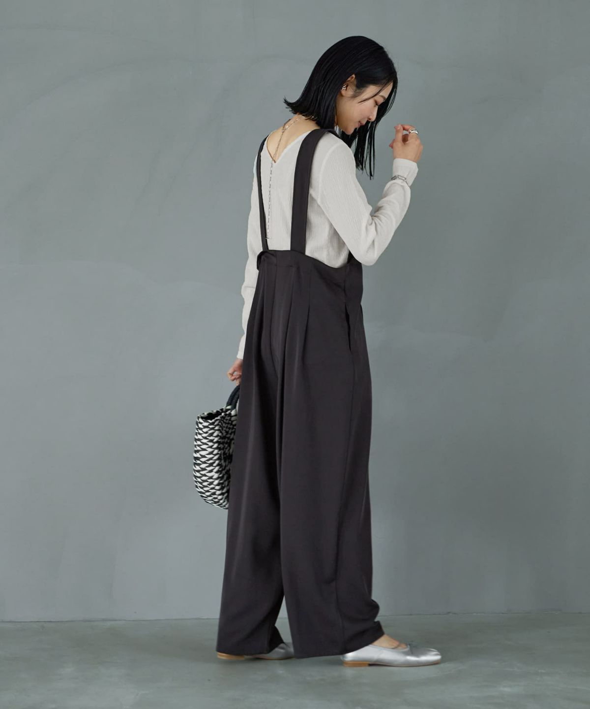 着用イメージ 164cm 02サイズ セピア