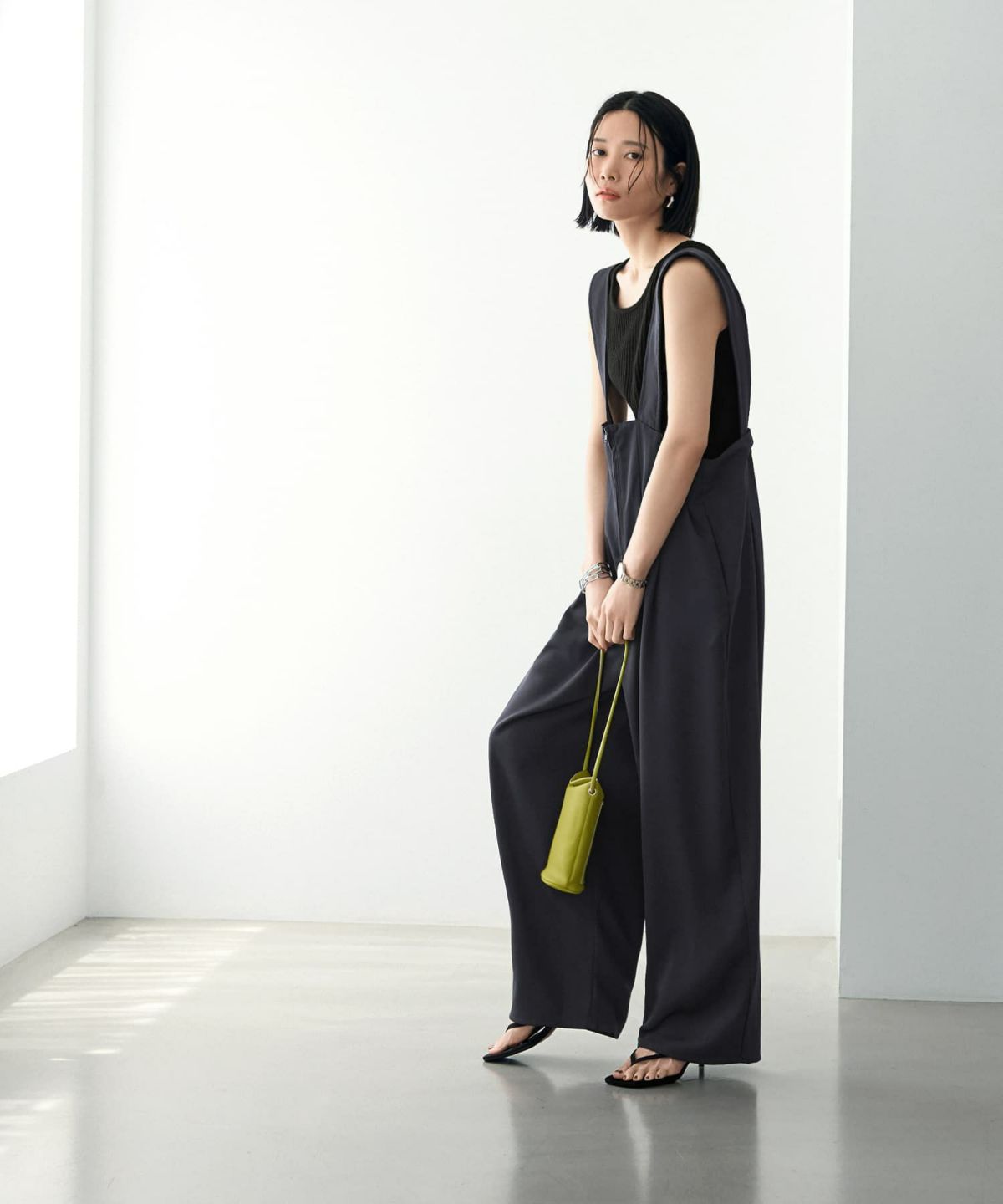 着用イメージ 165cm 02サイズ チャコール