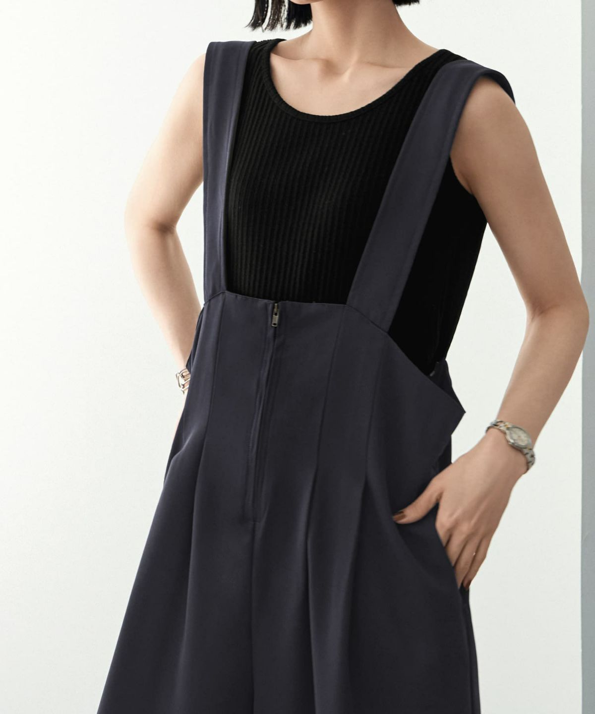 着用イメージ 165cm 02サイズ チャコール