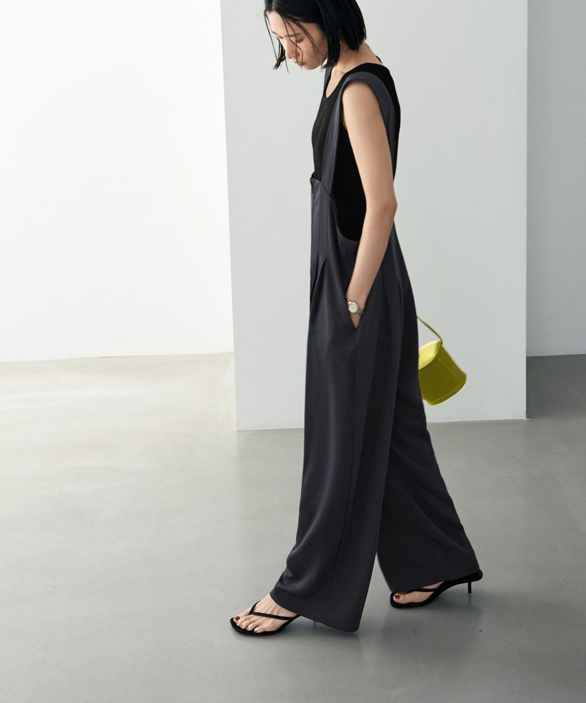 着用イメージ 165cm 02サイズ チャコール