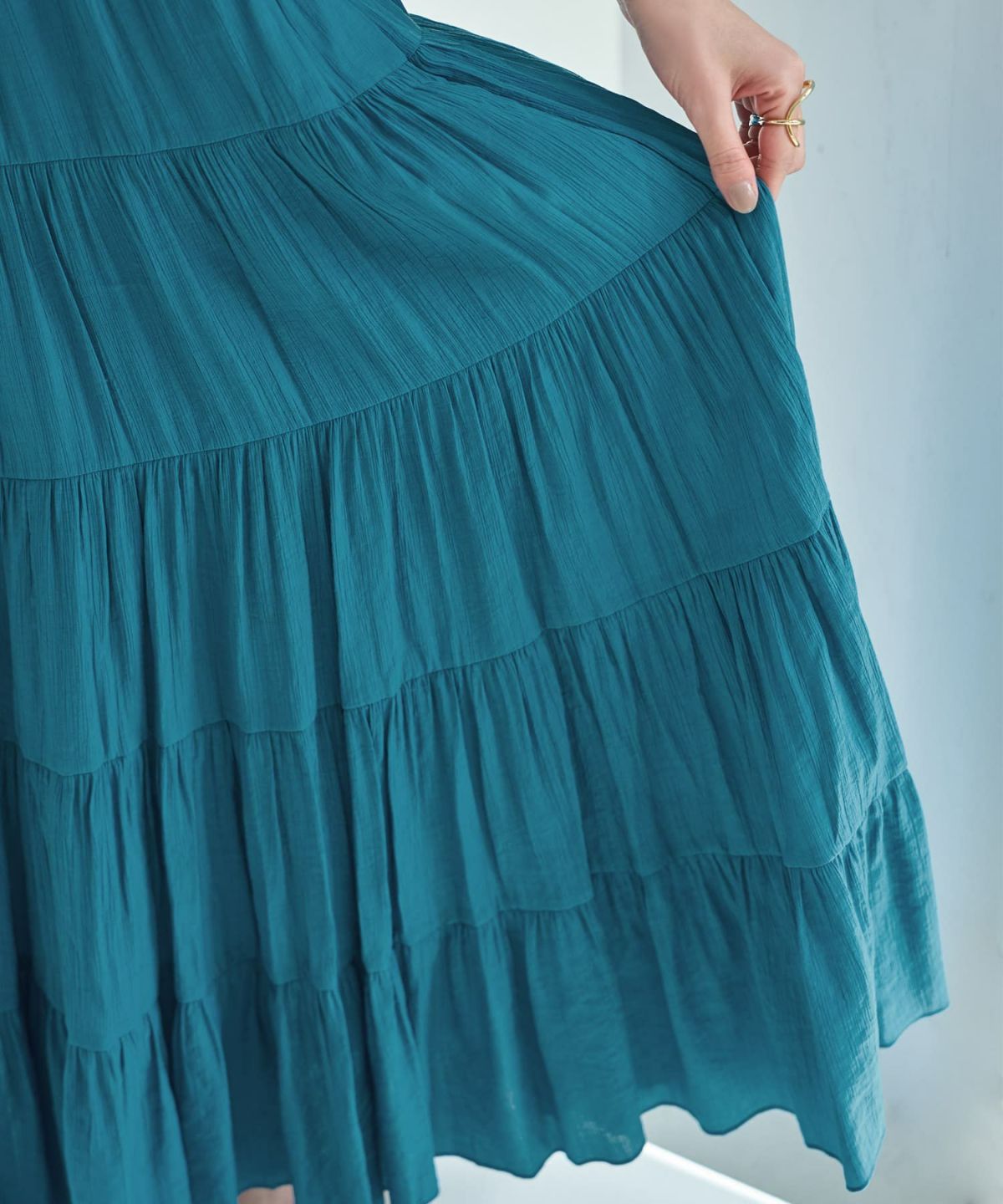 着用イメージ 166cm 02サイズ ターコイズ