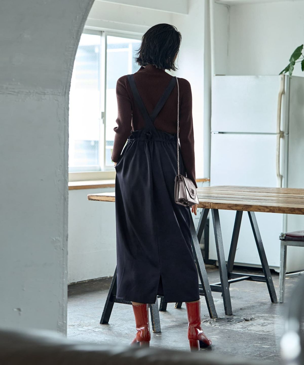 着用イメージ 165cm 02サイズ ネイビー