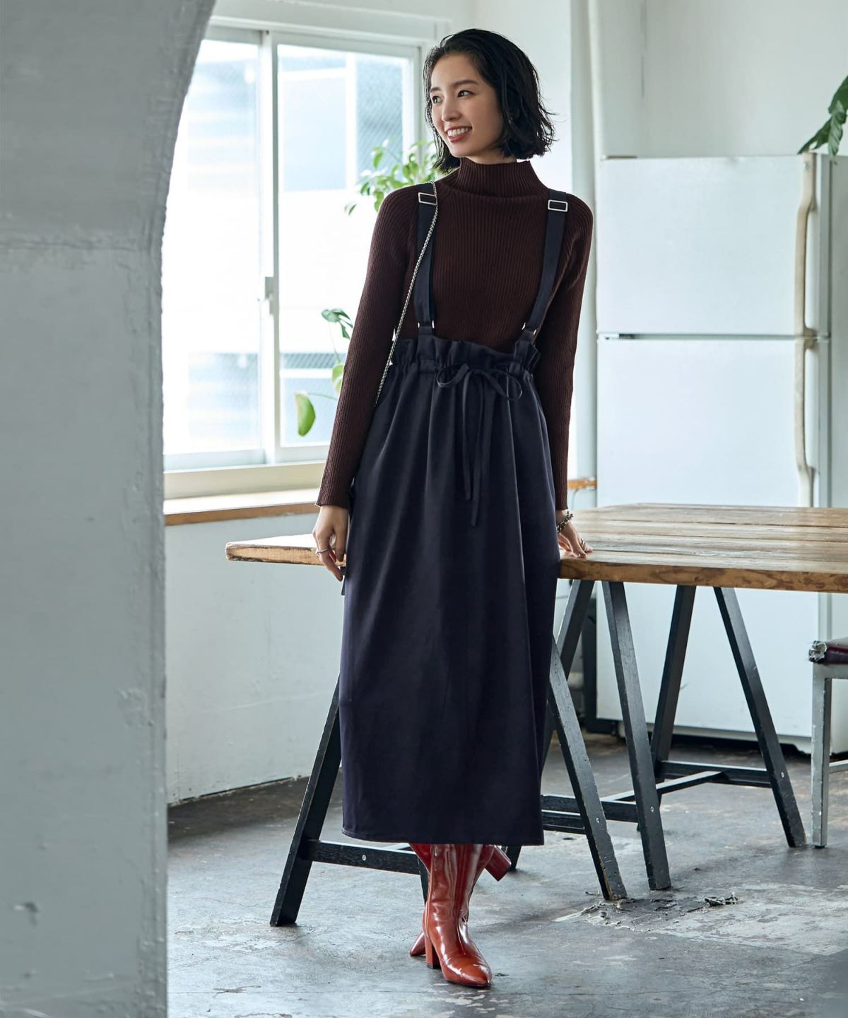 着用イメージ 165cm 02サイズ ネイビー