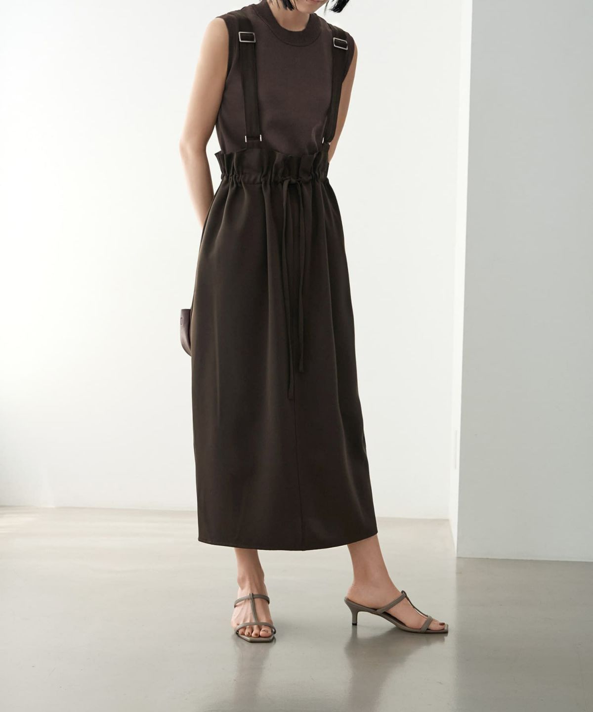 着用イメージ 165cm 02サイズ ブラウン