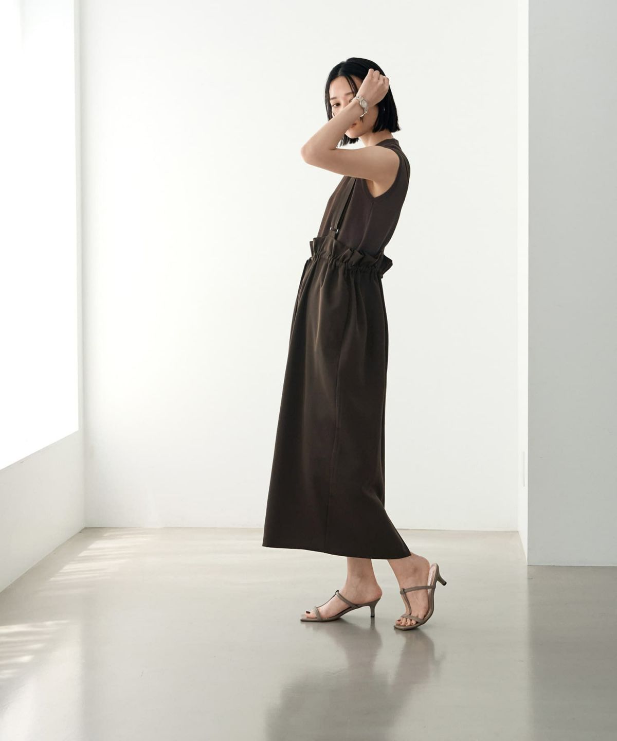 着用イメージ 165cm 02サイズ ブラウン