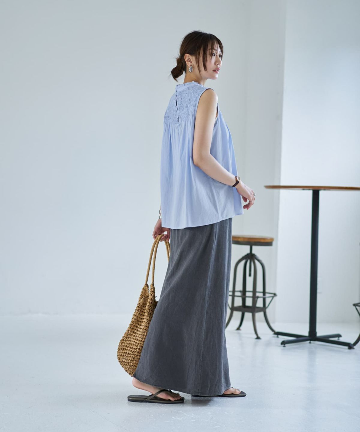 着用イメージ 166cm サックス