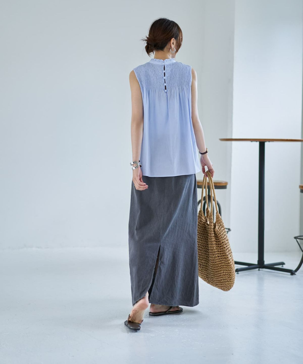 着用イメージ 166cm サックス