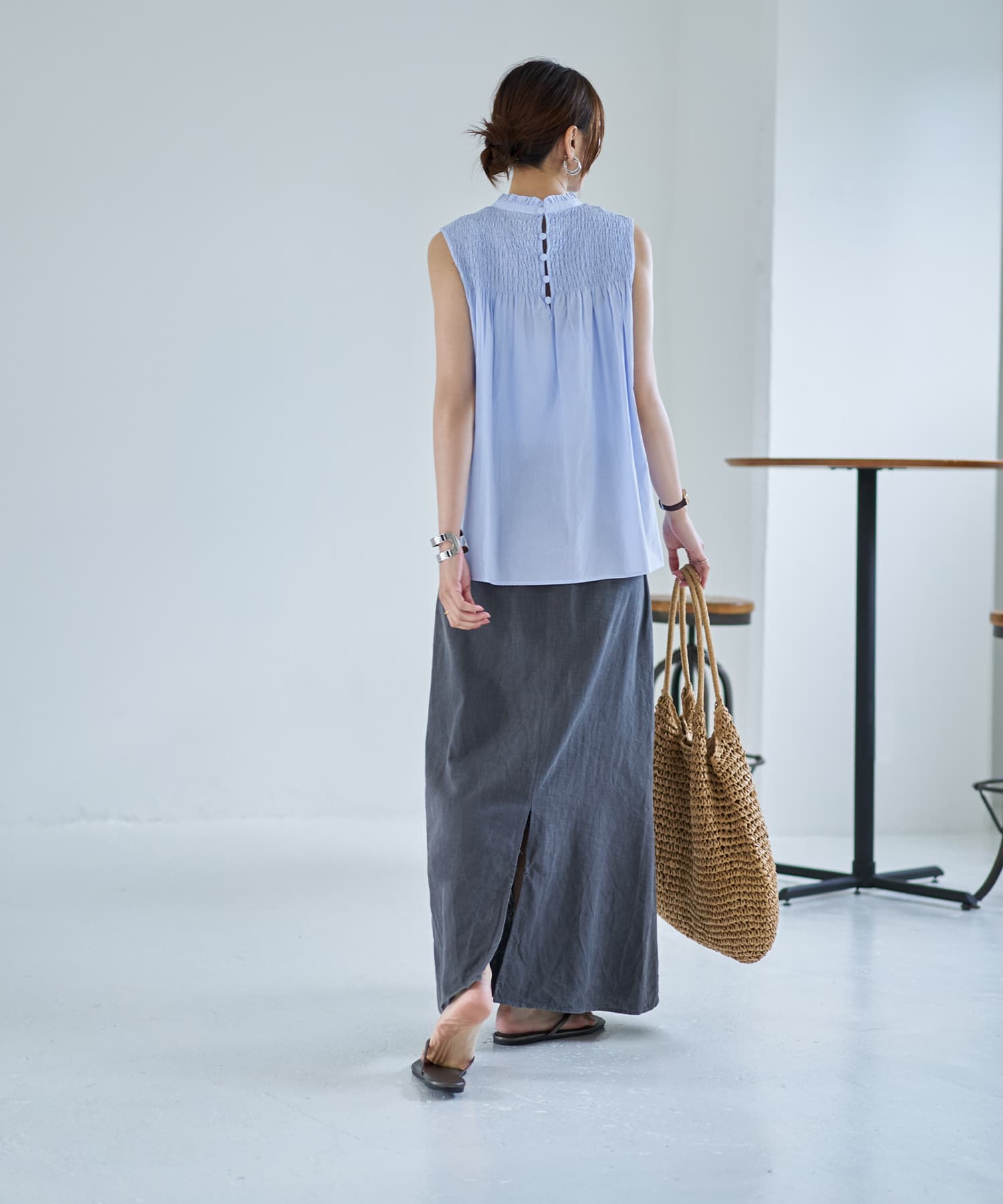 着用イメージ 166cm サックス
