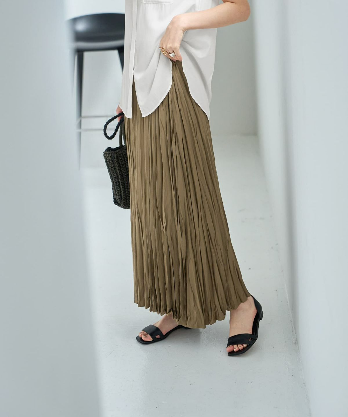 着用イメージ 167cm　02サイズ　ゴールドカーキ