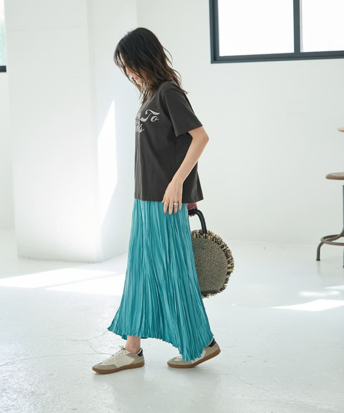 着用イメージ 167cm　02サイズ　ターコイズ